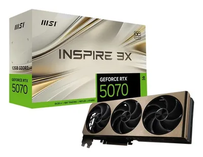 MSI GeForce RTX 5070 INSPIRE 3X OC 12GB GDDR7