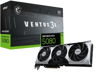 MSI GeForce RTX 5080 Ventus 3X 16G GDDR7 OC Plus