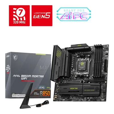MSI MAG B850M MORTAR WIFI AMD B850 AM5 Micro ATX