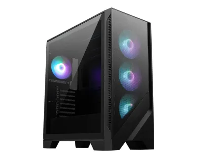 MSI MAG Forge 320R AIRFLOW Micro Torre Negro, Transparente