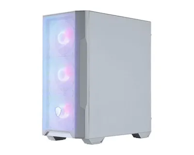 MSI MAG Forge M100R Midi Tower Transparente, Blanco