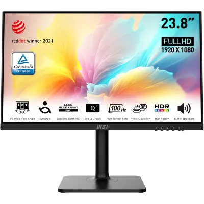 MSI Modern MD2412P Monitor 23.8" Full HD LED Negro