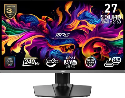 MSI MPG 272URX QD-OLED Pantalla para PC 26.5" 4K Ultra HD Negro