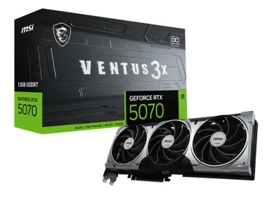 MSI VENTUS GeForce RTX 5070 12GB GDDR7 OC 3X