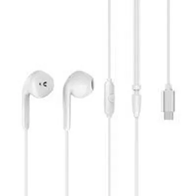 Muvit For Change E58 Auriculares Estéreo USB-C Blancos