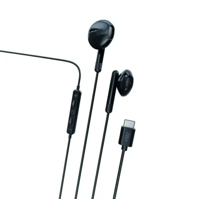 Myway Auriculares Estéreo con Micrófono USB-C Negros