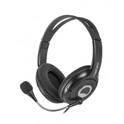 Natec Bear 2 Auriculares Negros con Micrófono