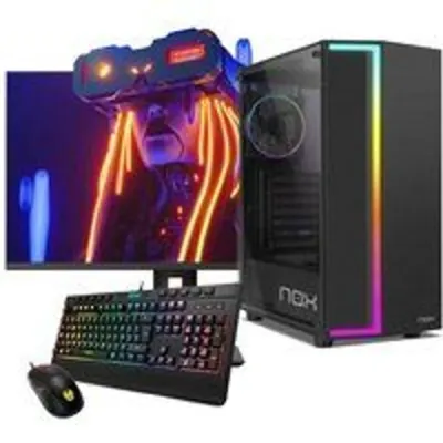 Neo-PC Gaming AMD Ryzen 5 7600X 16GB 480GB SSD RTX 5060 Windows 11 Pro + Monitor 27"