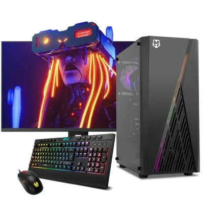 Neo-PC Gaming Frostpulse AMD Ryzen 5 4600G 32GB 1TB SSD RTX 4060 Monitor 27" FullHD teclado y ratón