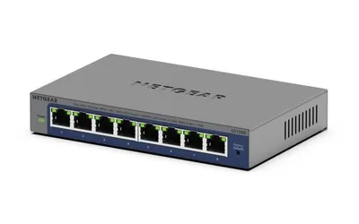 NETGEAR GS108Ev4 Switch Ethernet no administrado Gigabit Gris