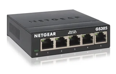 NETGEAR GS305 Switch Ethernet No Administrado Gigabit Negros