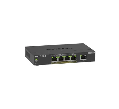 NETGEAR GS305Pv3 Switch Ethernet No Administrado Gigabit PoE Negro