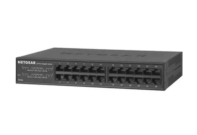 NETGEAR GS324 Switch Ethernet Gigabit No administrado Negro
