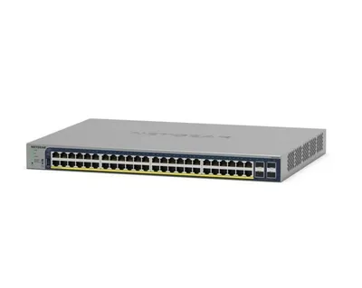 NETGEAR GS728TP Switch Gestionado PoE Gigabit Ethernet Gris