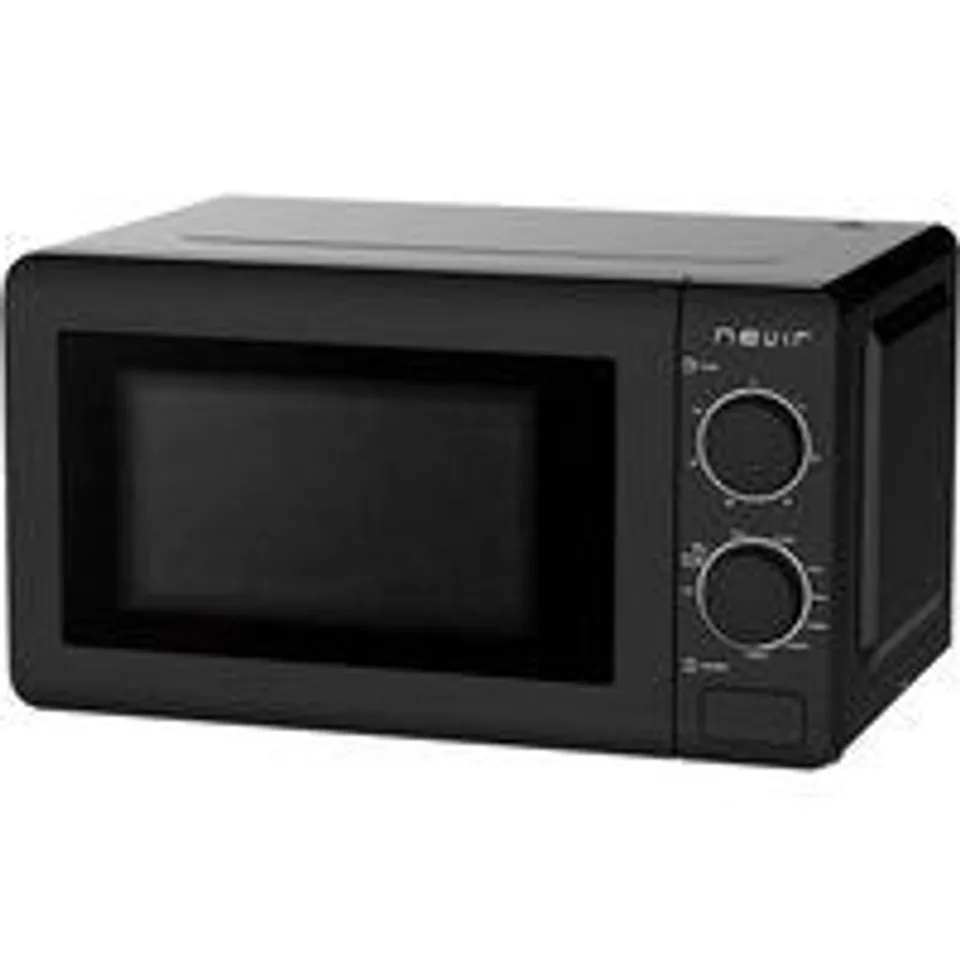 Nevir NVR-6306MGN Microondas con Grill 20L 700W Negro