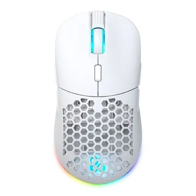Newskill Arakne Elite Ivory Ratón Inalámbrico RGB 16000 DPI