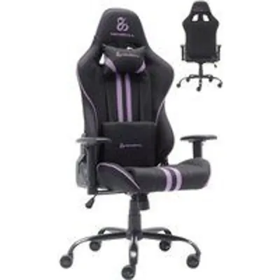 Newskill Kitsune V2 Silla Gaming Tela Transpirable Estructura Acero Negro-Morado
