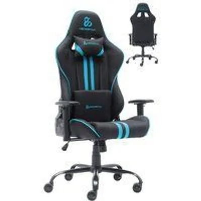 Newskill Kitsune V2 Silla Gaming Tela Transpirable Estructura Acero Negro-Azul