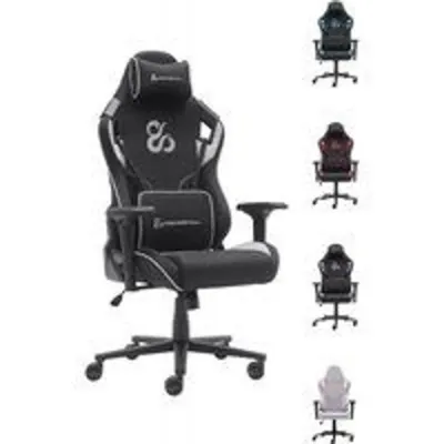 Newskill Takamikura V2 Silla Gaming Tela Transpirable Reclinable 180°con Reposabrazos 4D Gris