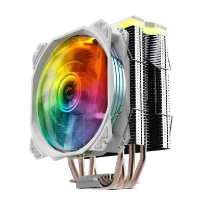 Nfortec Centaurus X 4Pipes ARGB Ventilador CPU 120mm Blanco