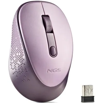 NGS Dew 1600 DPI Optico Inalámbrico Lila