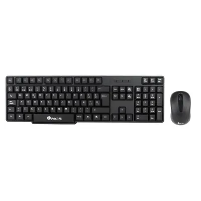 NGS Euphoria Teclado Qwerty Español Ratón Inalámbrico 2.4GHz