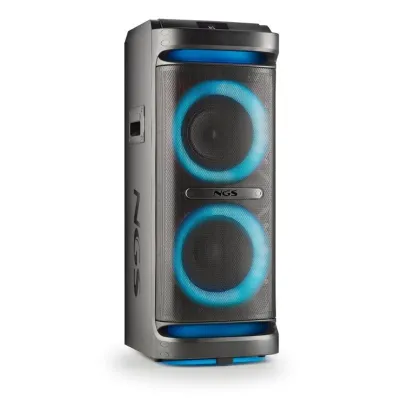 NGS Wild Space 2 Altavoz DJ Inalámbrico Bluetooth USB AUX 400W RMS Negro