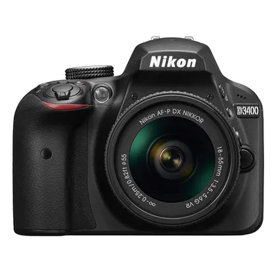 Nikon D3400 24.2MP Bluetooth + Objetivo AF-P 18-55mm F3.5-5.6 VR