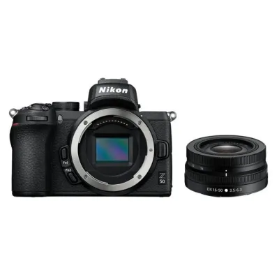 Nikon Z 50 Cámara Mirrorless 20.9MP + Objetivo NIKKOR Z DX 16-50mm f/3.5-6.3 VR