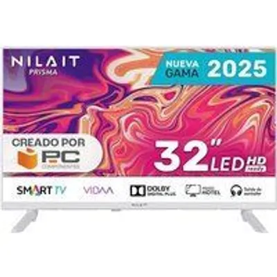 Nilait Prisma 32HD7004SW 32" HD Ready Smart TV White VIDAA