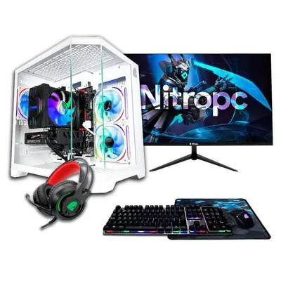 Nitropc Pack Gold Plus i5-14400F 16GB 1TB RX6600 24" Win11