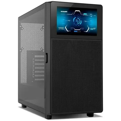 Nox Hummer BIOS Semi Torre ATX LCD Cristal Templado USB-C