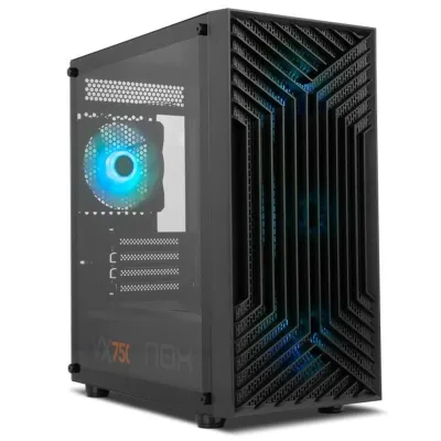 Nox Infinity Epsilon ARGB M-ATX Torre Cristal USB 3.0 Negra