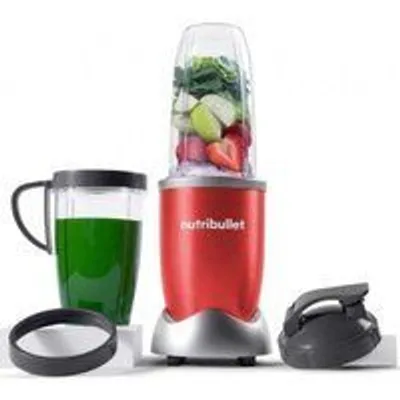 NutriBullet Pro NB907R Batidora de Vaso 0.9L 900W Rojo/Plata