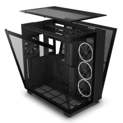 NZXT H9 Elite RGB Mid Tower Cristal Templado USB 3.2 Negra
