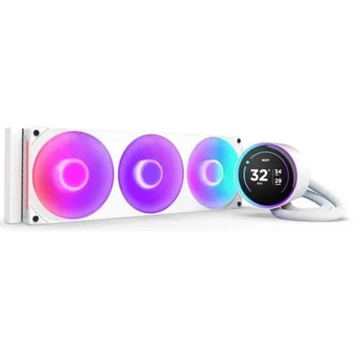 NZXT Kraken Elite 360 Kit Refrigeración Líquida RGB IPS Blanco