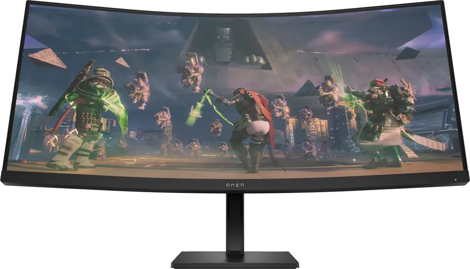 OMEN by HP Monitor gaming curvo de 34 pulgadas, WQHD y 165 Hz - OMEN 34c