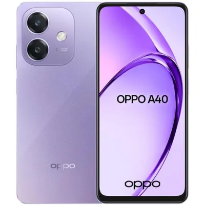 OPPO A40 4GB 128GB 6.67" LCD 4G Dual SIM Cámara 50MP Batería 5100mAh Android 14 Púrpura