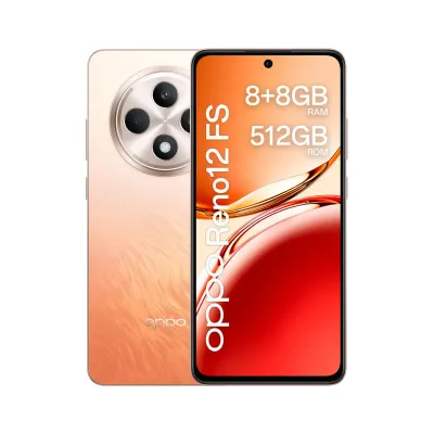 OPPO Reno12 FS 4G 16,9 cm (6.67") SIM doble Android 14 USB Tipo C 8 GB 512 GB 5000 mAh Ámbar, Naranja
