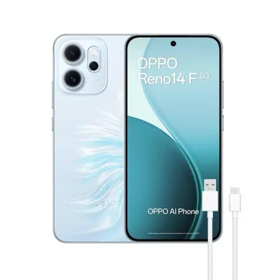 Oppo Reno14 F 8GB 256GB 6.57" AMOLED 120Hz 5G Dual SIM Cámara 50MP 6000mAh IP68 Android Azul