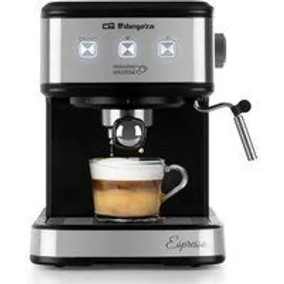 Orbegozo EX 5210 Cafetera Espresso 20 Bares Negra/Acero Inoxidable