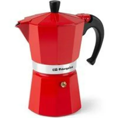 Orbegozo KFR 640 Cafetera Italiana 6 Tazas Rojo