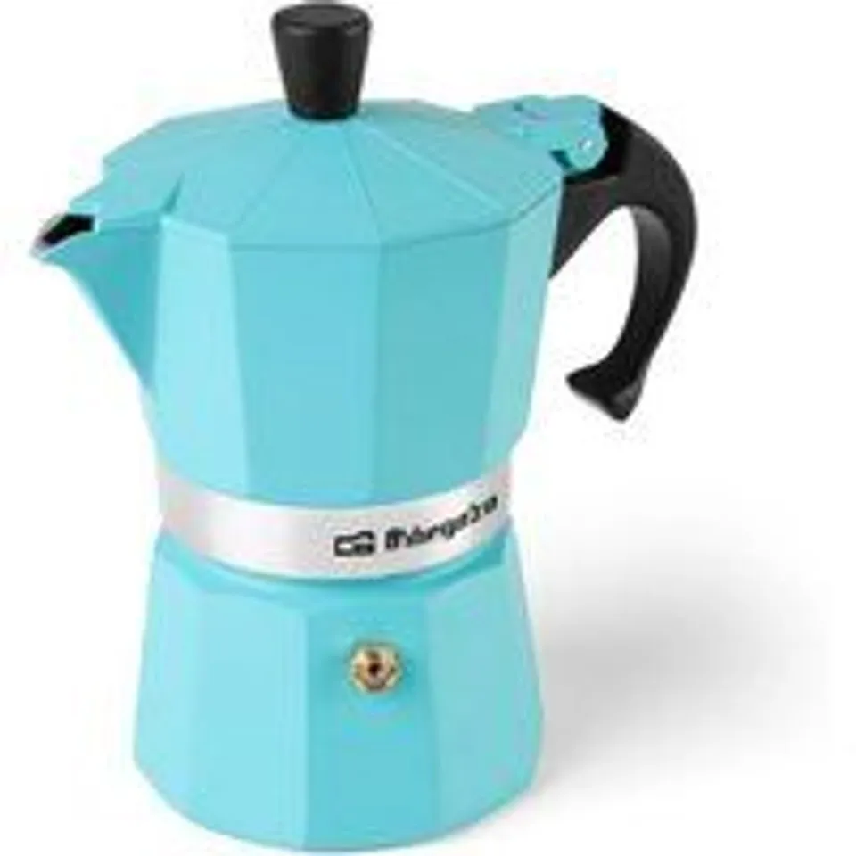 Orbegozo KFV 345 Cafetera Italiana 3 Tazas Menta