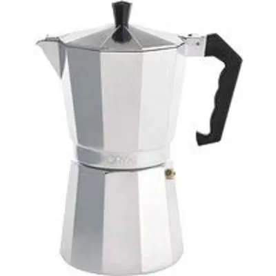 Oryx Classic Cafetera Italiana 9 Tazas Plata