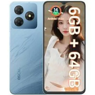 OSCAL Flat 2C 2GB/64GB Smartphone 6.56" Android 14 Azul