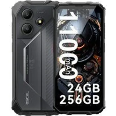 OSCAL Marine 2 Smartphone Robusto 6.56" 8GB/256GB Dual SIM NFC 11000mAh 18W Android 15 Negro