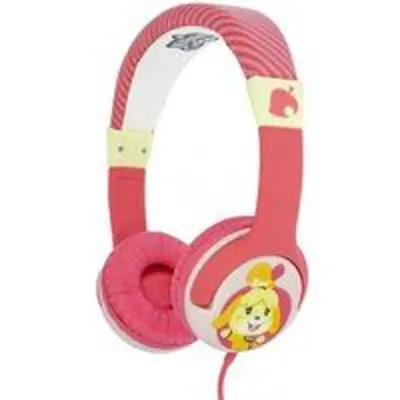 OTL Technologies Animal Crossing Isabelle Auriculares Infantiles con Limitador de Volumen