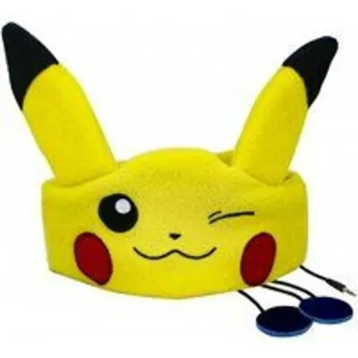 OTL Technologies Auriculares Infantiles Planos con Banda Ajustable Lavable Pikachu