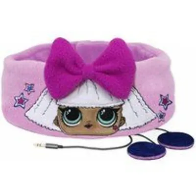 OTL Technologies Auriculares Infantiles Planos con Banda Ajustable Lavable L.O.L Surprise