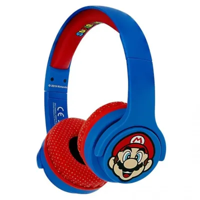 OTL Technologies Super Mario Cascos Infantiles Inalámbricos